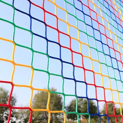 Climbing Net Balcony Netting for Pets, Stairway for Balcony,Baseball Softball Net Sports Netting for Railings,Playground,Kids Safety net Rope,Driveway Nets 6.6X6.6FT