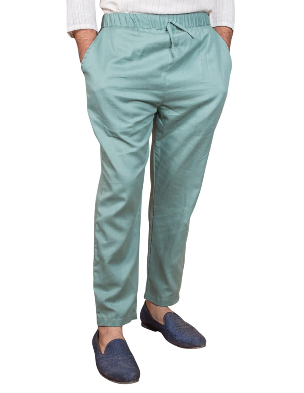 earthyfits Pure Cotton Regular Fit Solid Straight Pyjama Pants | Elegant Stylish & Comfortable Lounge Pants | Ideal for Festivals, Parties, Weddings, Traditional & Family Functions-picture-56