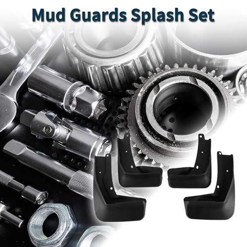 Image of Mud Flaps Splash Guards for Volkswagen Touran l 2018-2021 W /Mount Accessories Mud Guards Front and Rear 1 Set