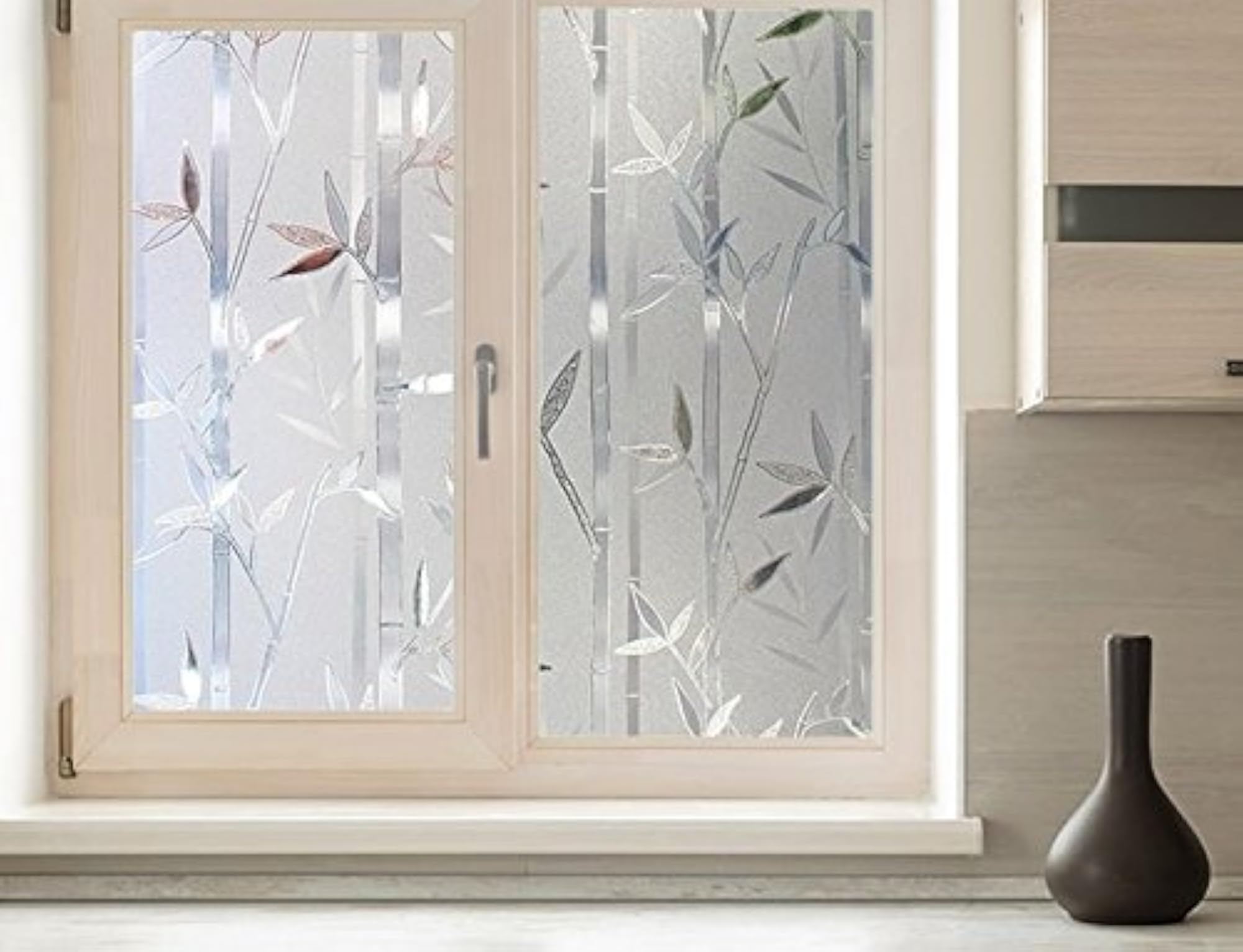Privacy Bamboo Frosting Film, Decorative Window Sticker