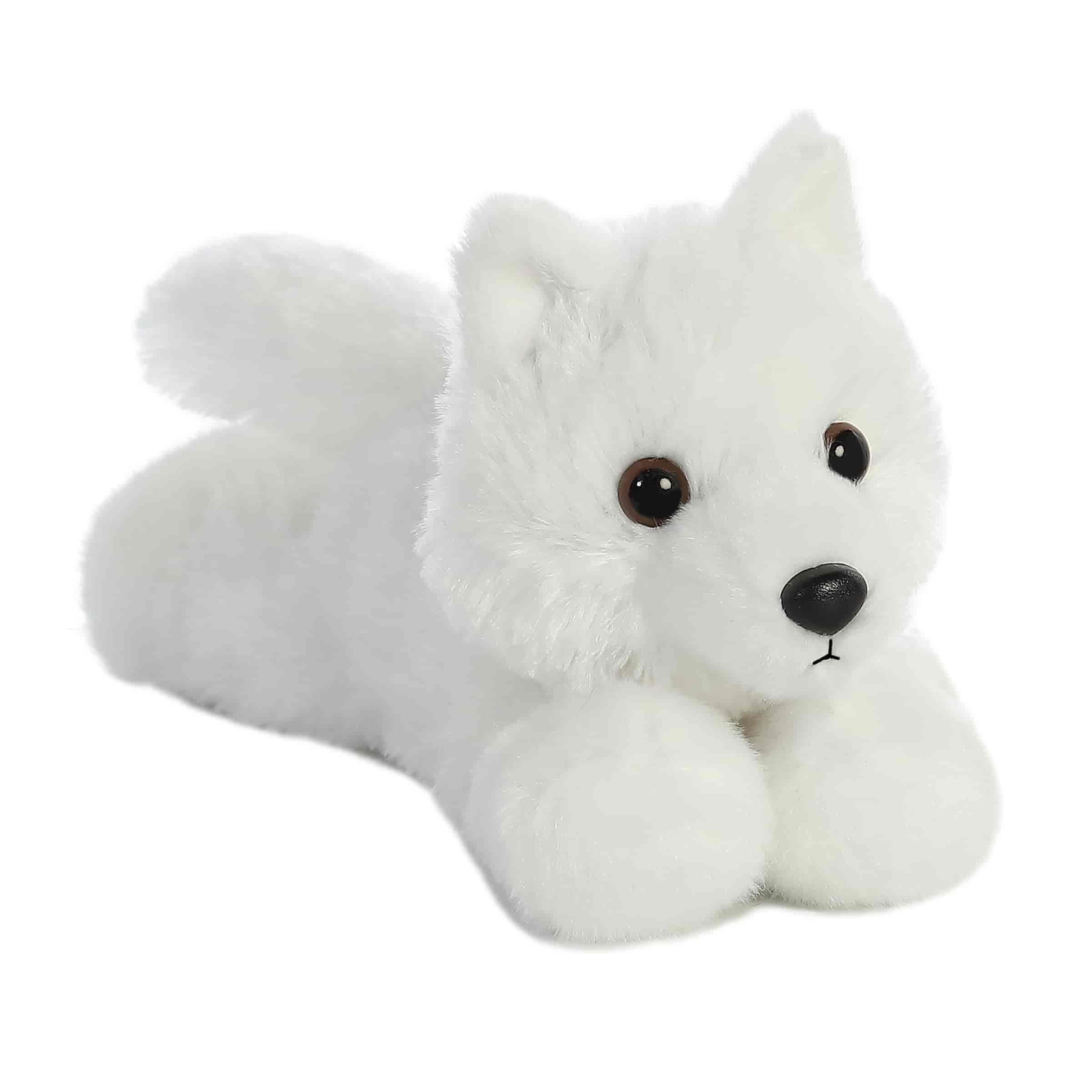 Amazon.com: Aurora® Adorable Mini Flopsie™ White Wolf Stuffed