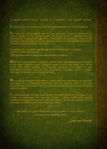 PgMP Exam Preparation and Study Guide – Second Edition