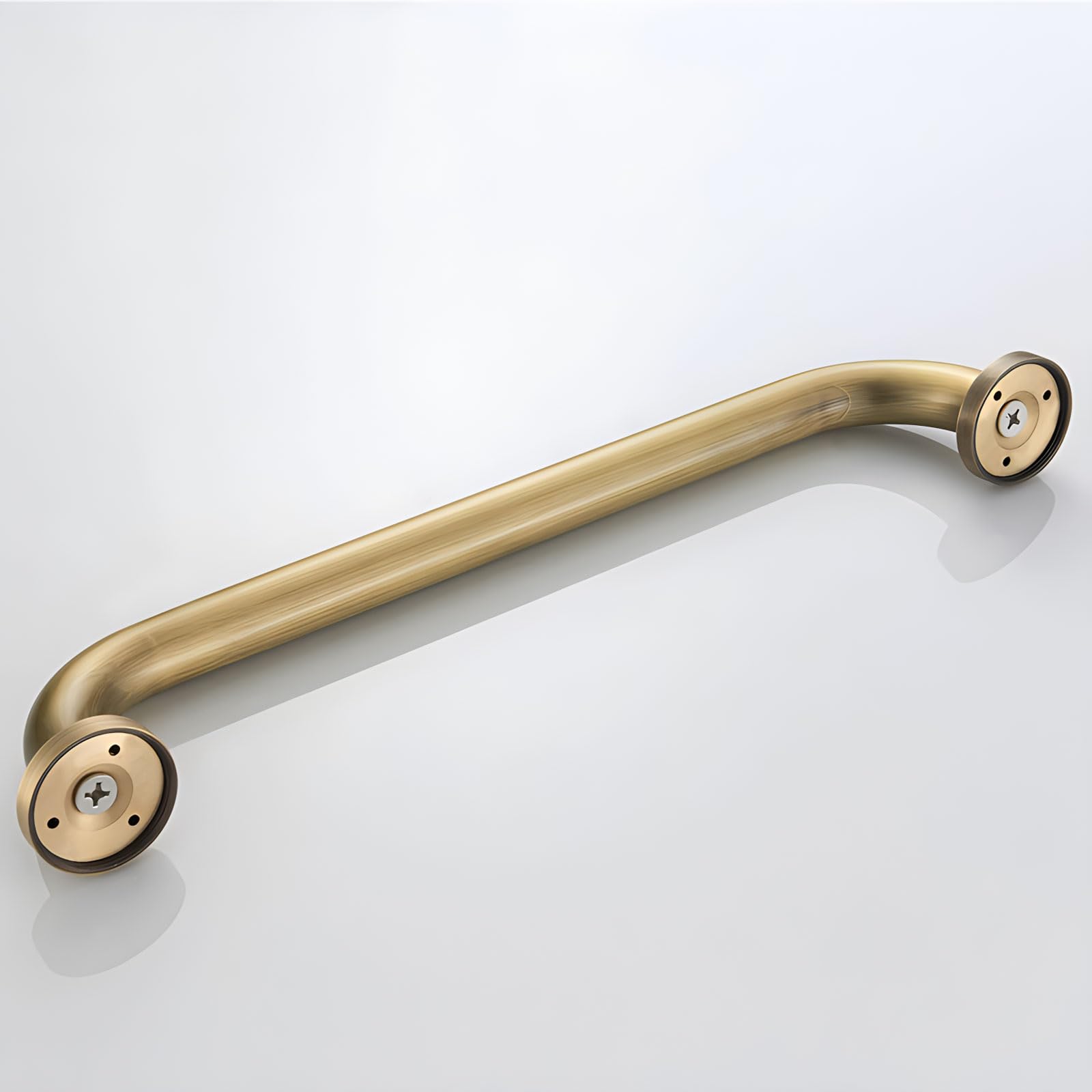 Badezimmer-sicherheits-haltegriff Aus Messing, Duschhilfsgriff, Haltegriff Für ältere Menschen, Behinderte, Haltegriff für Toilette, Badewanne, Küche, Schlafzimmer, Verdeckte Sc(Size:16in,Color:Antik)