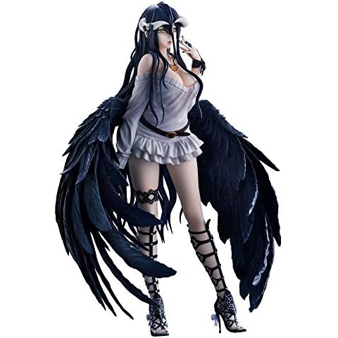 Bzdmly Overlord Albedo so-bin Ver. Complete Figure Anime Figure Statue Exquisite Anime Figures PVC Action Figure Model Toy Collectible Home Decor Gift Cover