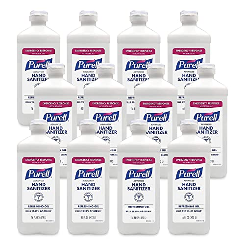 PURELL Advanced Instant Hand Sanitizer, 16 oz Pump Bottle, 12/Pack (9636-12-P) - Image 3