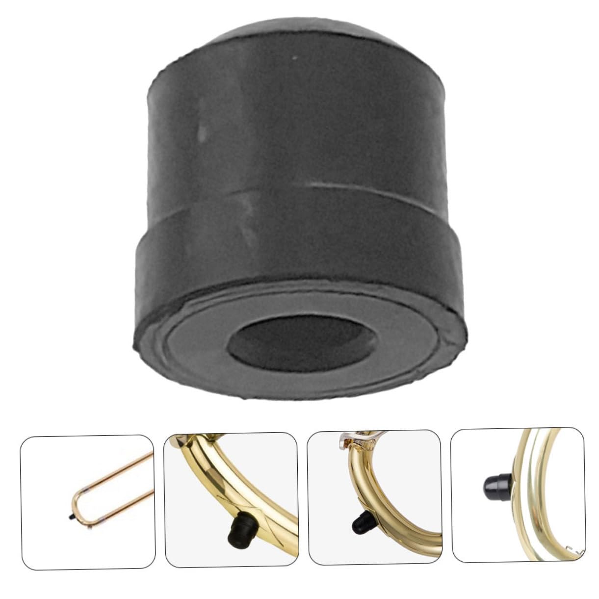 Beaupretty 6 pièces Lot de Patins Caoutchouc pour Trombone Accessoires Universels pour Instruments à Vent Protection et Amortissement des Glissières Installation Facile Ajustement Sécurisé