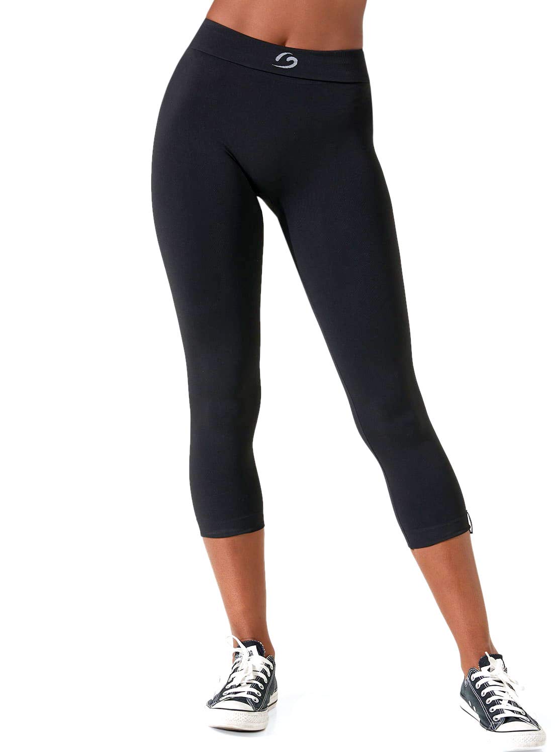 BeGood - Leggings Capri Superslim Pancia Piatta Dimagrante Donna. Tonifica, Drena, Idrata. Anticellulite in Tessuto Tecnico Brevettato e Clinicamente Testato