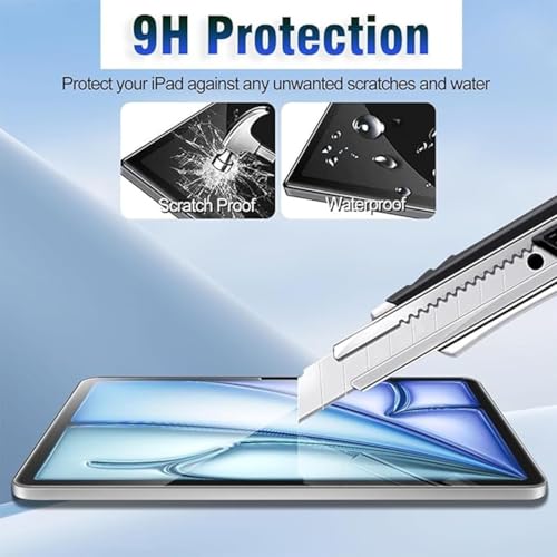 Image of Premium Tempered Glass Screen Protector for iPad Air 11 inch M2 2024 / iPad Air 11 inch M3 2025 [Anti-Scratch] & [9H Surface Hardness] - Pack of 2
