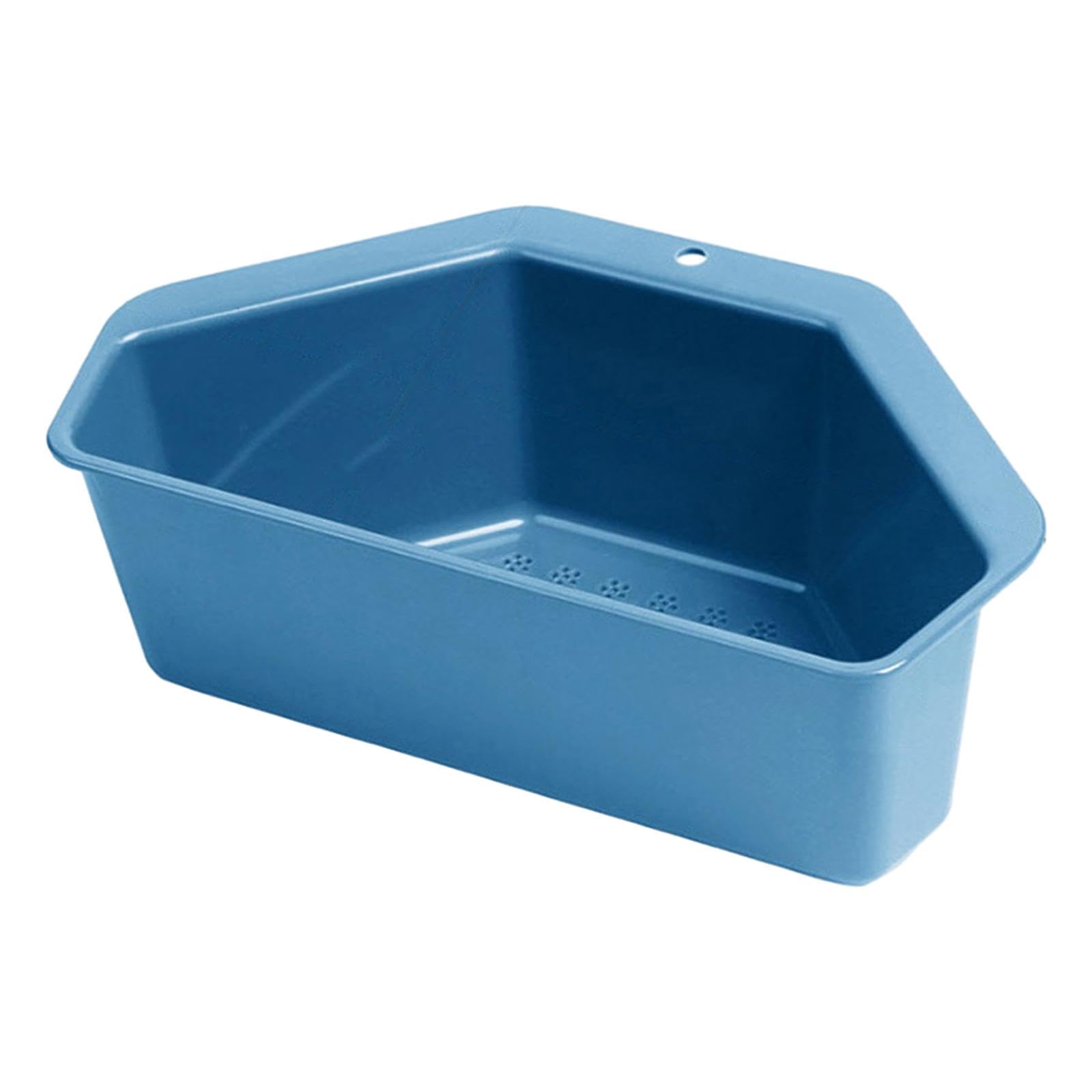 Sink Drain Strainer Basket Preparation Sturdy Storage Holder Strainer Basket Blue-picture-11