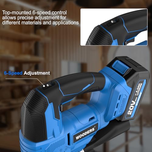 WOODERS 20V Brushless Cordless Jig Saw