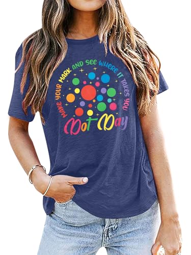 Chemises colorées Dot Day en coton léger pour look de famille amusant