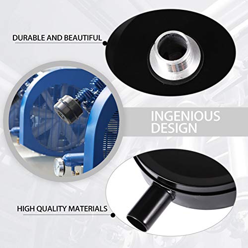 ULTECHNOVO 2Pcs Filtro de Entrada de Ar Do Compressor Corpo MetÃ¡lico Filtro de Entrada Silencioso S