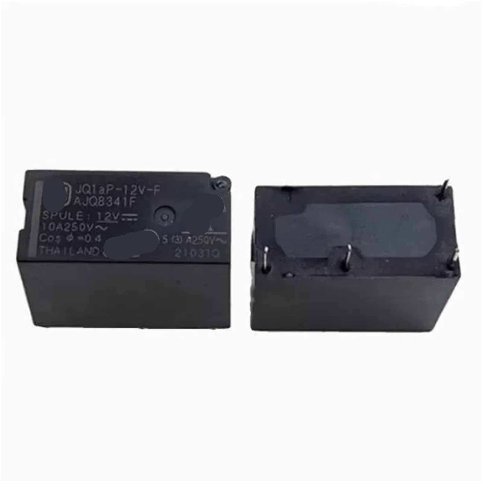 Relais électromécanique JQ1aP12VF 12 V CC composant PCB 4 broches