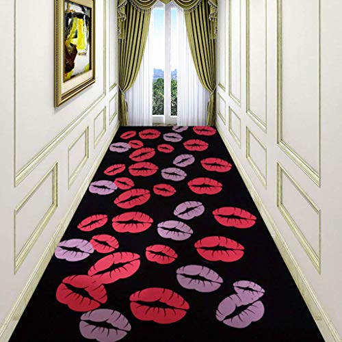 Alfombras de área antideslizantes 3D de 140cm alfombra lavandería goma 3
