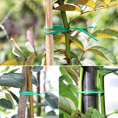 Gardening Tie | Garden Twine Support Ties - Garden Wire for Climbing Plants, Climbing Vine Fixer with Cutter for Tying, Securing Plants ??