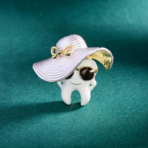 Image of 1PCS /6PCS Dental Pin Cute Enamel Dental Brooch Fashion Unisex Cartoon Clothing Badge Lapel Pin Campus Clothing Accessories Medical Jewelry Souvenir Gift Doctor Nurse Graduate Student