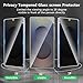 LZAYN 3+3 Pack Privacy Screen Protector Designed for Samsung Galaxy S25 Ultra With 3 Pack Camera Lens Protector,Full Coverage Anti-Spy Tempered Glass Film,9H Hardness,Bubble Free,Easy to Install
