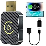 【Compact et portable】L'adaptateur présente un design compact et léger avec un encombrement minimal, ce qui permet de l'installer discrètement dans votre véhicule. Cela permet de conserver un intérieur épuré et esthétique tout en offrant une expérience plug-and-play pour une utilisation quotidienne sans effort et sans tracas.