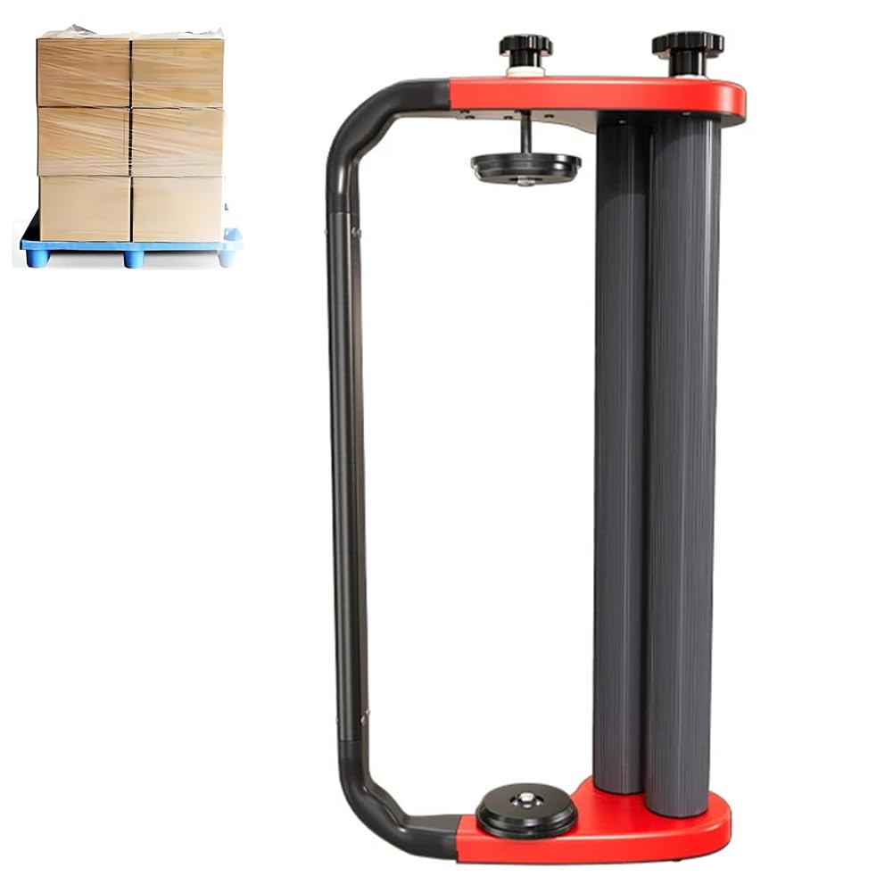 Distributeur De Film Étirable Portable Conçu Pour Les Films Avec Un Noyau Interne De 7, 6 Cm ; L'emballage De Cartons Et De Bagages,Ainsi Qu'aux Applications D'emballage En Entrepôt