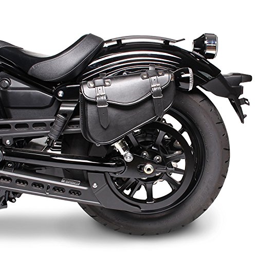 Sacoche latérale triangulaire pour cadres cuir véritable de selle Sacoches de moto bagages sac à outils similaires aux pour Harley Sportster 48 Nighster et Iron Moto Harley DAVIDSON 883 1200 XL Sportster 48 Nightster Iron Forty Eight Seventy Two 72 Custom