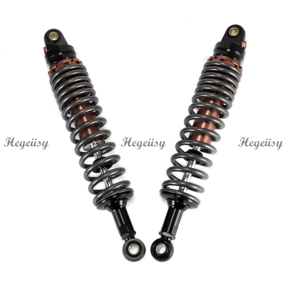 360mm 14.17 Pulgada 8mm Primavera Amortiguador de Aire Universal Para Motocicleta Suspensión trasera ATV Quad Scooter Dirt Bike Para YZF-R1 R6 125 XC EXC XCF Titanio