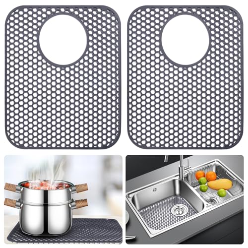 Protector de Fregadero de Cocina JINBAOFA 13.6x11.6 pulg
