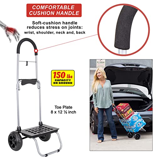 Dbest Products 01-533 Trolley Dolly Mm, Black Handtruck Cart Hardware Garden Utility thumb #1