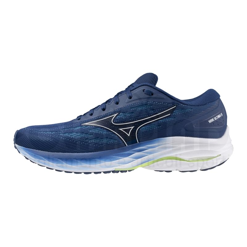 MIZUNO Shoe Wave Ultimate Navy Peony/White/Swim Cap 46 UNISEX