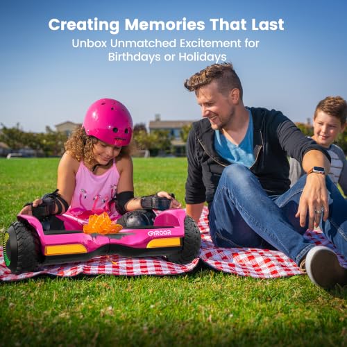 Image of Gyroor Hoverboard New G13 All Terrain Hoverboard with LED Lights, Off Road Hoverboard with Bluetooth for Kids ages 6-12 and Adults