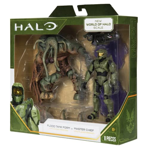 Halo 4" “World Of Halo” Two Figure Pack – Master Chief Vs. Flood Tank Form & Infection Forms #TOP5