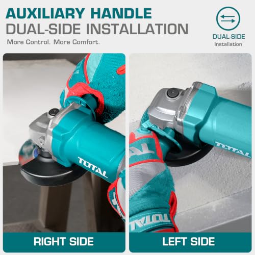 Image of TOTAL Professional Angle Grinder Machine, 750W 100mm /4'' Disc