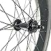 Electric Fat Bike Front Wheel 26''x4.0 with Tire Bearing Hub 12GA Spokes Black Alloy Aluminum Snow Bicycle fatbike Rim Wheel 26 Bolt On