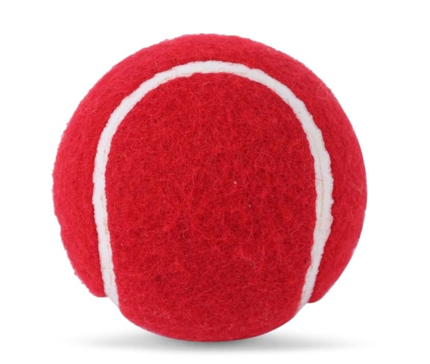 Cricket Tennis Red Ball, Cricket Ball, Best Suitable for Gully, Park & Local Cricket tournaments.-image-46