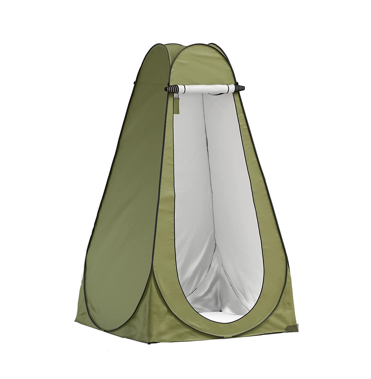 HOME BUY Polycotton Toilet Tent For Camping And Hiking (Green)Cloth Changing & Toilet Tent For Camping And Hiking (1-Person, 190 Cm, Green With Silver Coat Inside) (B07KWVXRX8) Amazon Price History, Amazon Price Tracker
