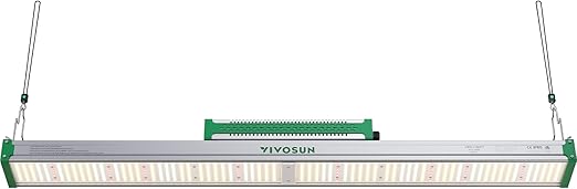 VIVOSUN VSX3200 LED Grow Lights, 2 x 4 Ft. Coverage with 1000Pcs Samsung LM301 Diodes, Daisy Chain Dimmable Full Spectrum Grow Lamp for Indoor Plants Seedling Veg and Bloom Plant Grow Lamps