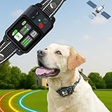 GPS Wireless Electric Dog Fence – Circular Wireless Dog Fence System for Dogs with Early Warning Beep & Auto-Protection, Quick-Charge Collar, 6561ft Range, Waterproof, 3 Modes, No App,Outdoor Use Only