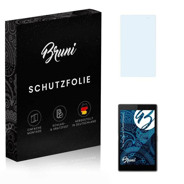 Bruni Película Protectora compatible con Sony Xperia Z3 Tablet Compact Protector Película, claro...