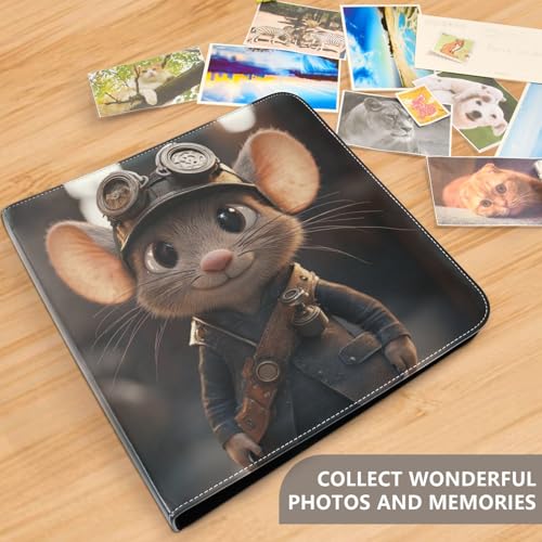 Álbum de Fotos Scrapbook Autoadhesivo FLildon Cuero PU 40 Páginas 8x10 Anillado miniatura 5
