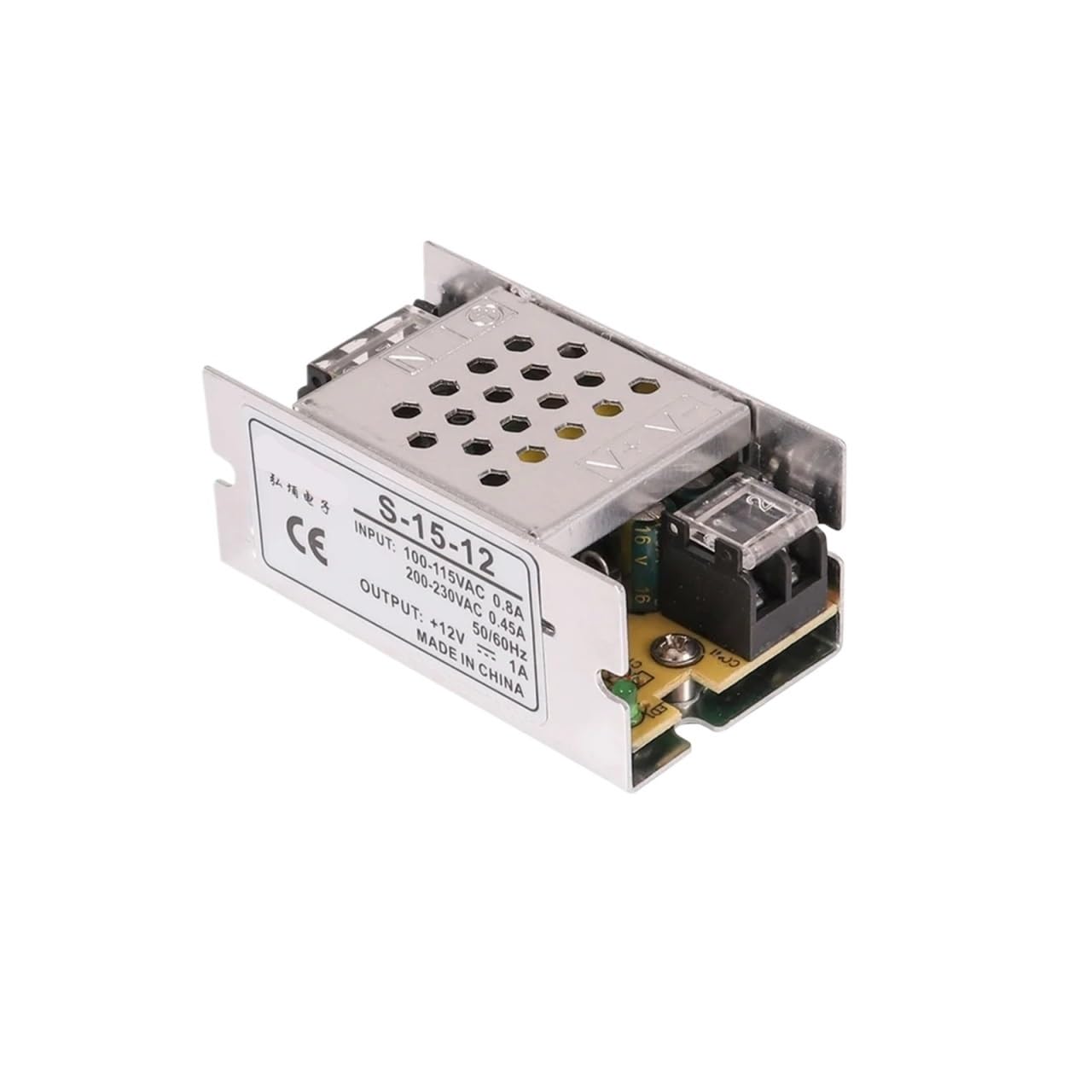 JJKKOZVQF 1PCS Switching Power Supply DC 12V 35W 60W 120W 250W 360W 500W Light Transformer AC 100-240V Source Adapter(12V33A 400W)