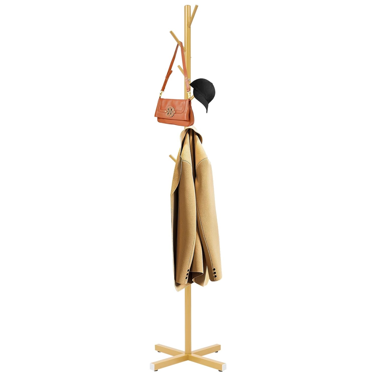 Coat Rack Freestanding Clothes Rack 7 Hook Hat Rack Coat Tree Entryway Furniture Coat Hanger Stand Coat Rack