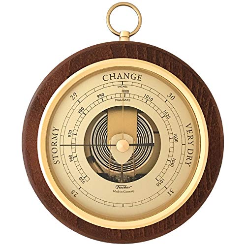 Fischer Barometer Pascal, Brass-Walnut 6.7