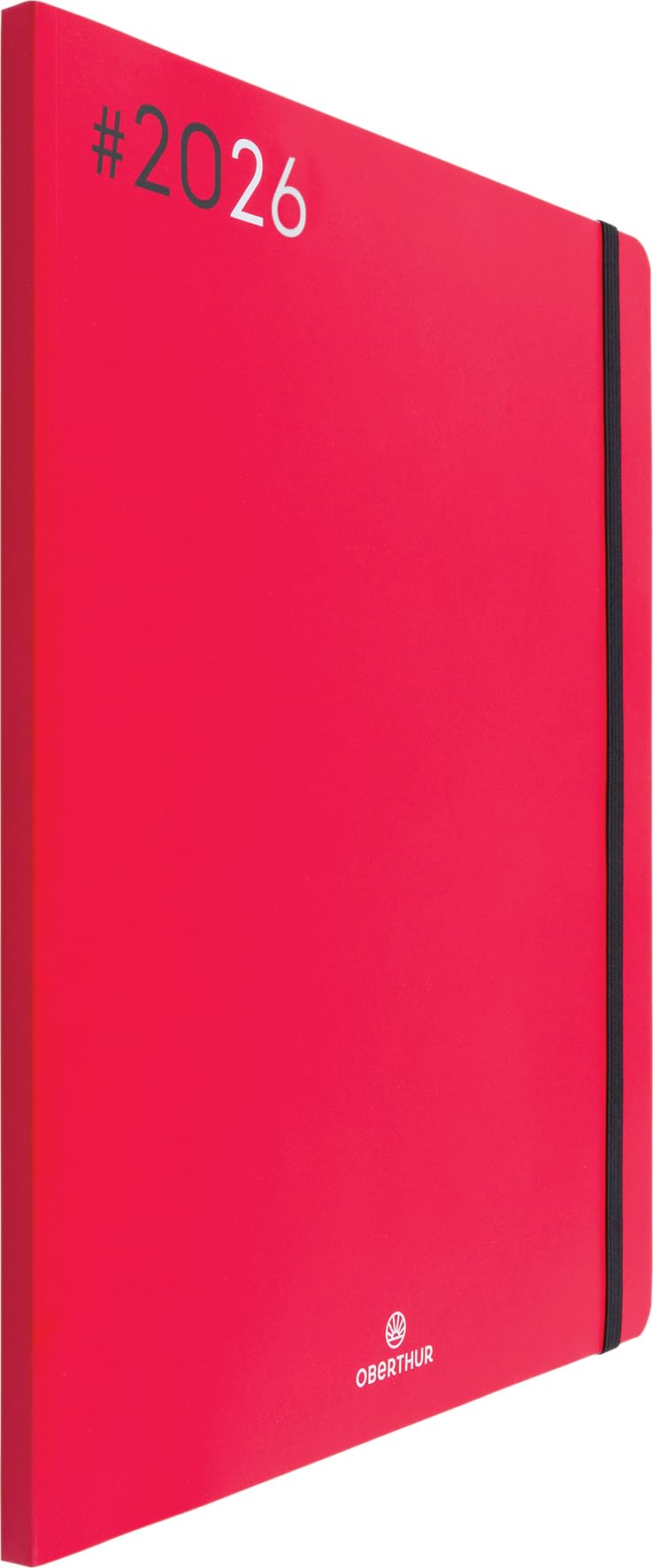 Agenda à Spirale Primrose - 1 Semaine Sur 2 Pages - 22 X 28 Cm - Fuchsia - Oberthur Pas Cher | Bureau Vallée