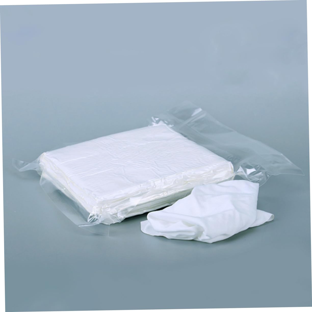 Homoyoyo Paño de Limpieza Antiestático para Superficies Delicadas y Lentes de Cámara, 100 Piezas de Poliéster Blanco para Ensamblaje de Semiconductores y Pantallas LCD/led