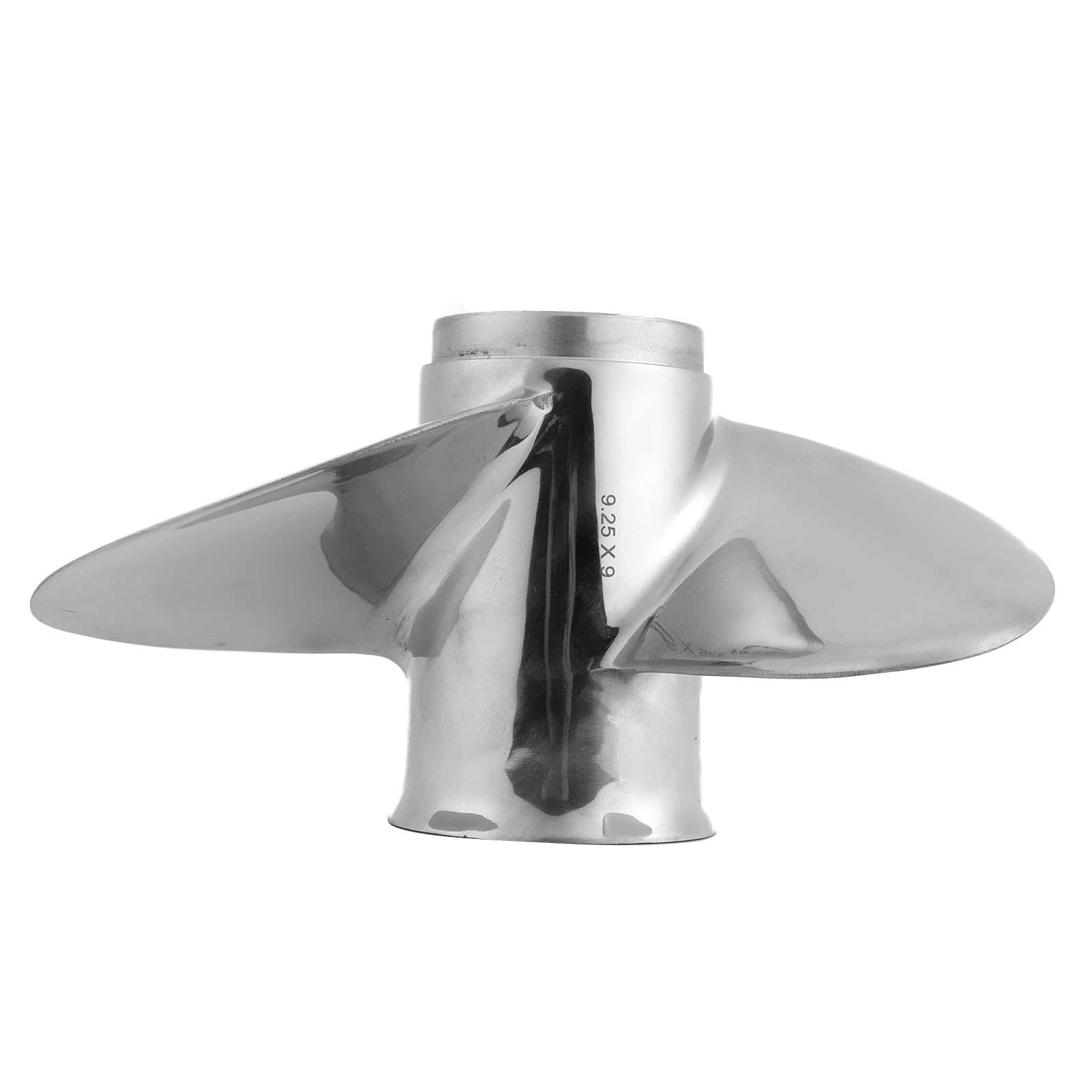 Elica Fuoribordo a 3 Pale in Acciaio Inox, 14 Spline, Scatola Ingranaggi da 2,5" - Adatta per Motori da 9,9-20 CV