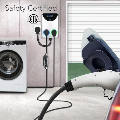Image of Lectron NEMA Socket Splitter - Power Your EV Charger and High-Powered Appliance from The Same Outlet (NEMA 10-30 to NEMA 10-30 / NEMA 10-30 Splitter)
