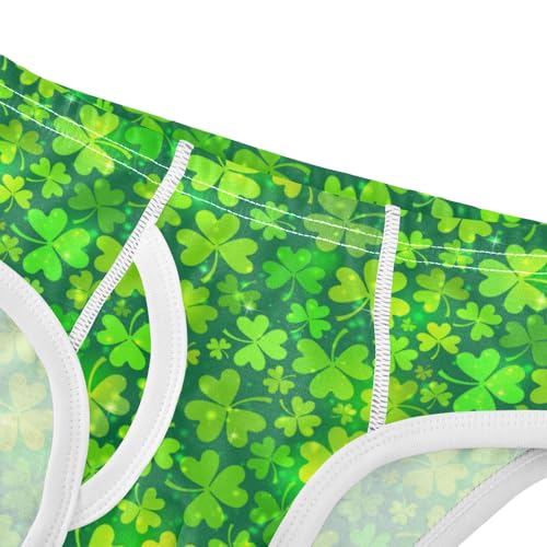Boys' Exclusive Briefs Toddler Underwear 95% Combed Cotton Boxerbriefs 2T Patrick Clover Pattern 514