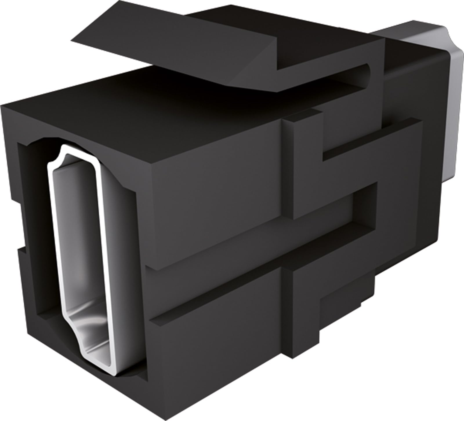 Bachmann 918.041 presa energia HDMI Nero
