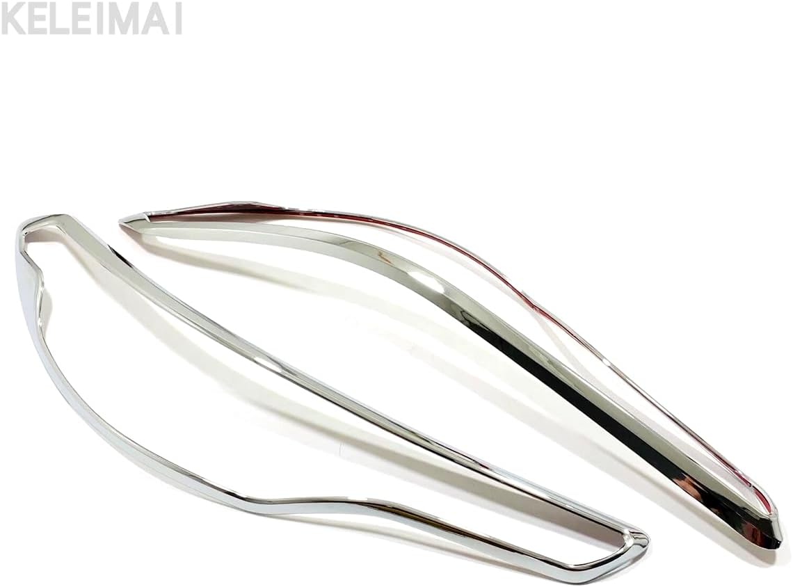Car Accessories Fit For Toyota Corolla Cross 2026 2025 2024 2023 2022 Corolla Cross Hybrid 2026 2025 Headlight Lamps Cover Trim Bezel (Chrome) 2PCS ABS