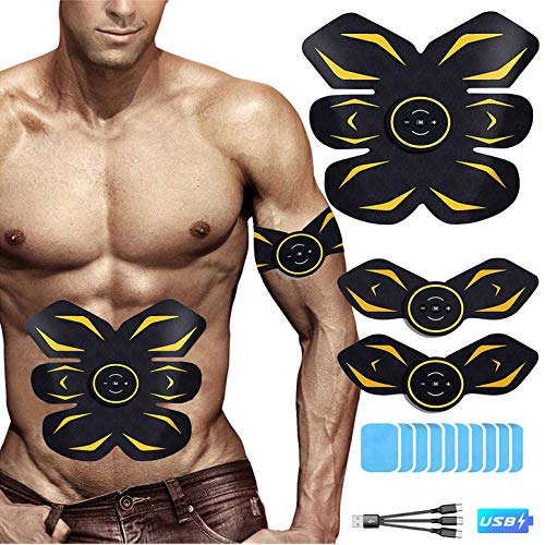 Abs Stimulator Muscle Stimulator, Protable Ab Trainer Muscle Toner Electric Abs Belt Workout