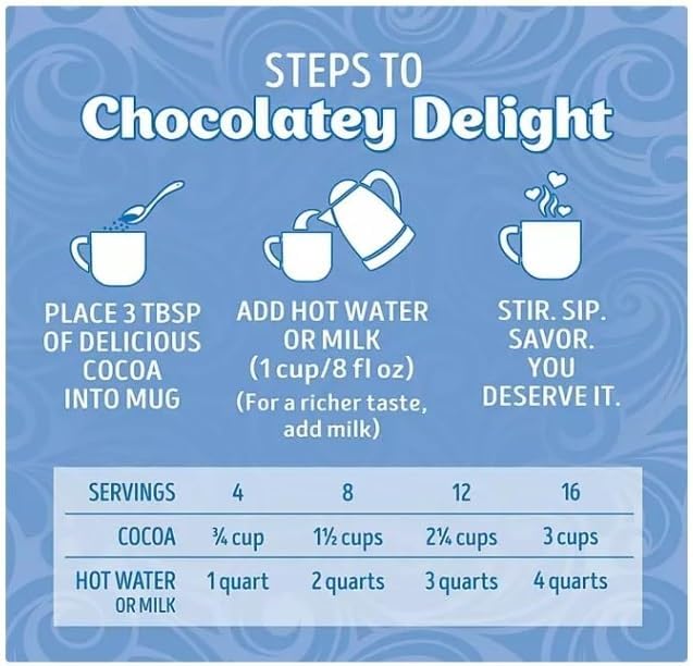 Hot Chocolate Mix – Classic Milk Chocolate, 50 Count (1.38 oz) - Hot Cocoa Mix